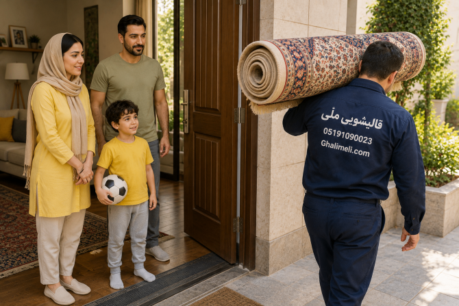 دریافت فرش‌ها در زمان هماهنگ‌شده